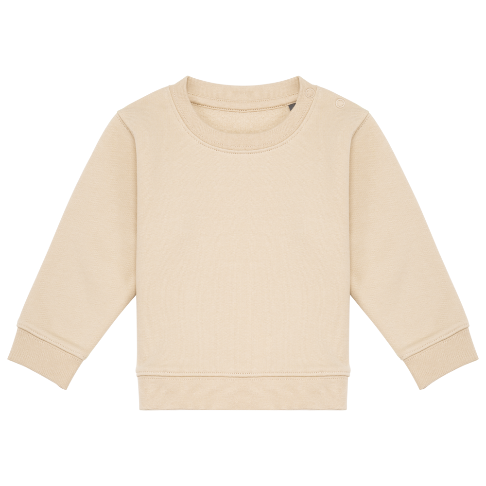 K835 - Umweltfreundliches Sweatshirt für Babys - Light Sand