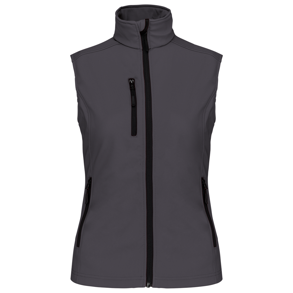 K404 - Damen Softshell Bodywärmer - Titanium