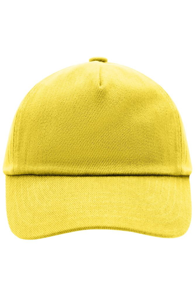 5 Panel Kids' Cap - Yellow (ca. Pantone 101C)