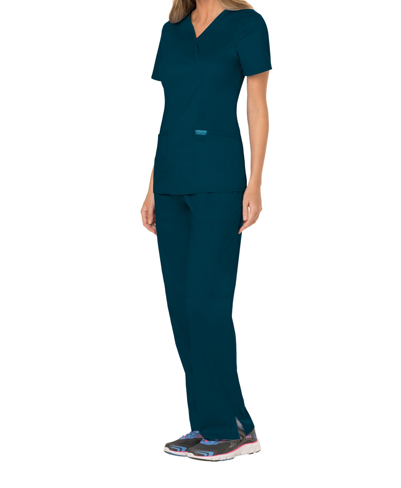 CHWWE610 - Oberteil in Wickeloptik, Damen