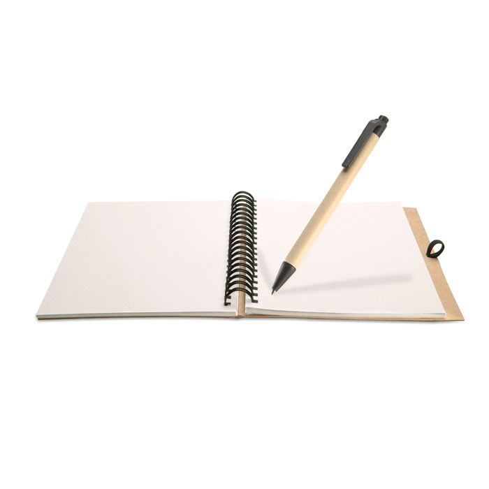 BLOQUERO - B6 Recyceltes Notizbuch 70 Seiten