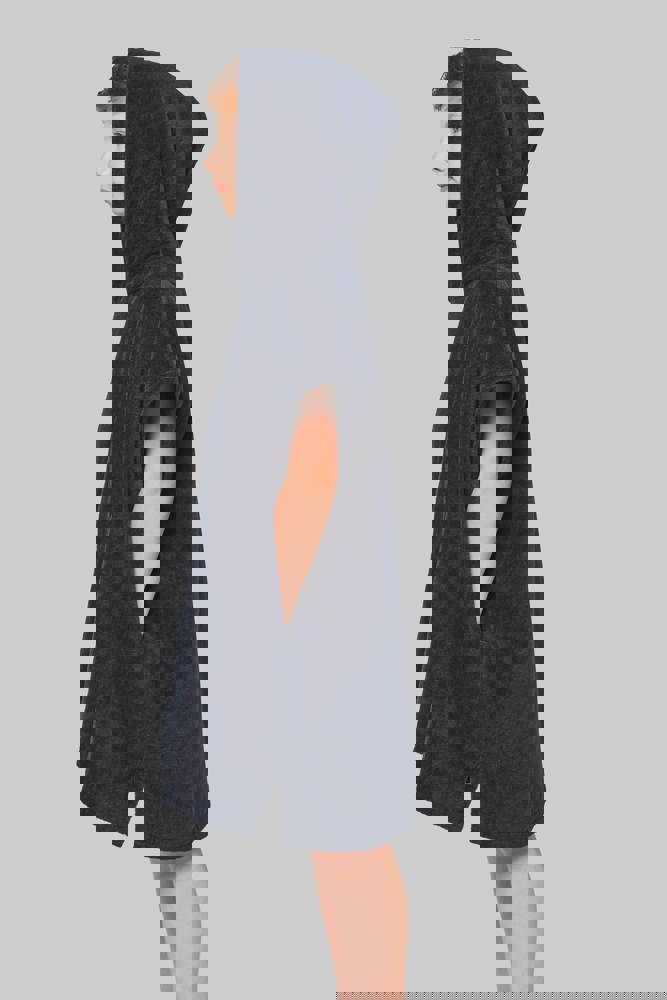 PA582X - Kinder-Frottee-Poncho mit Kapuze