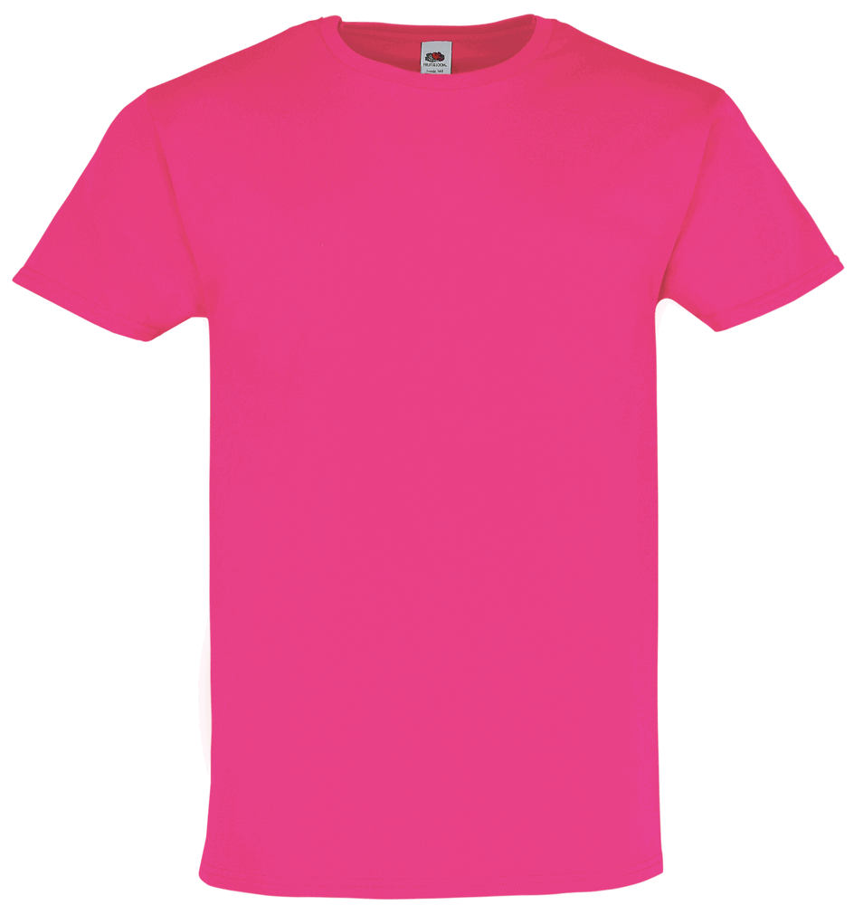 614220 - Iconic 195 T-Shirt (vorher: Ringspun Premium T-Shirt) - Fuchsia