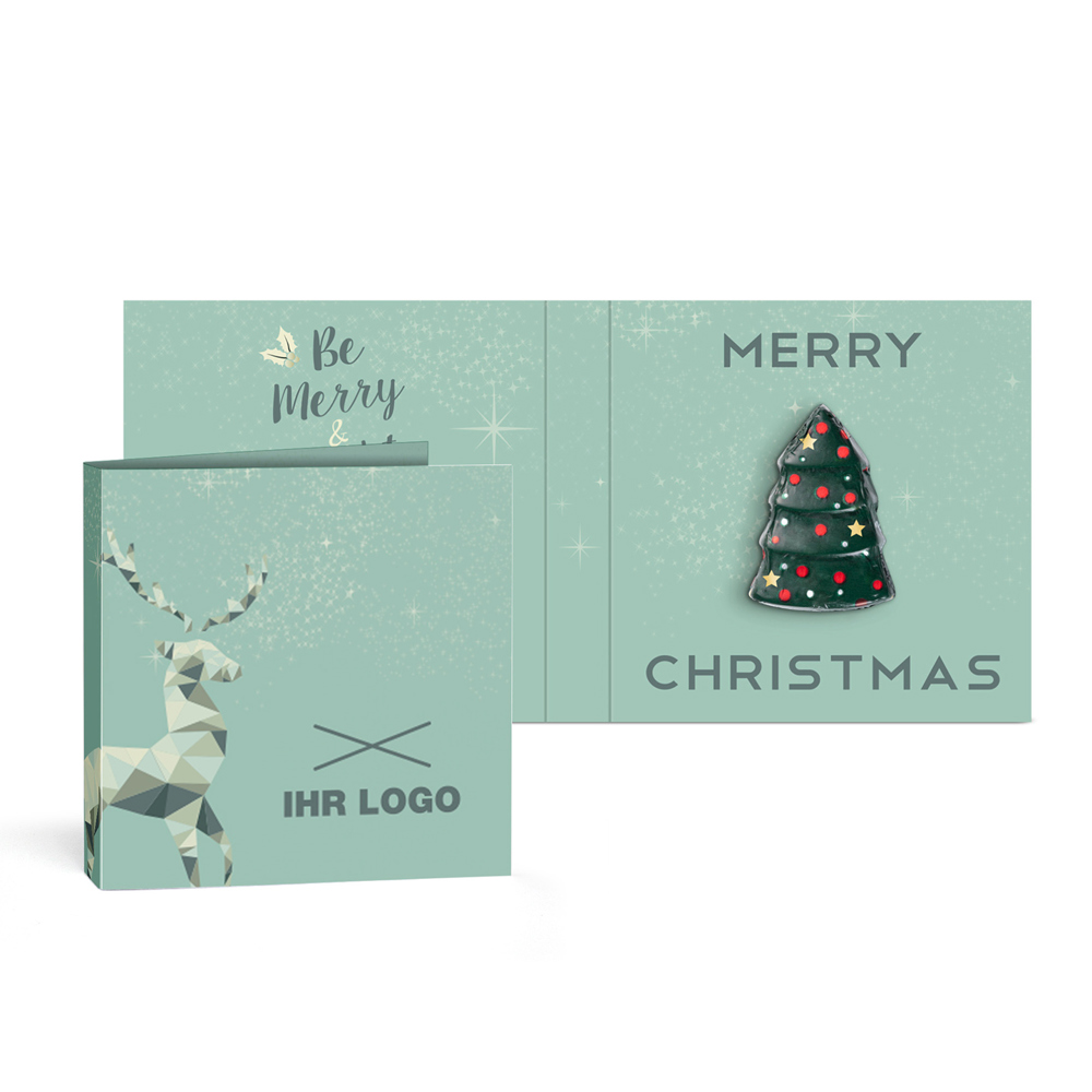 "Rausch Plantagen" Schokoladen-Figuren in Klappkarte klein