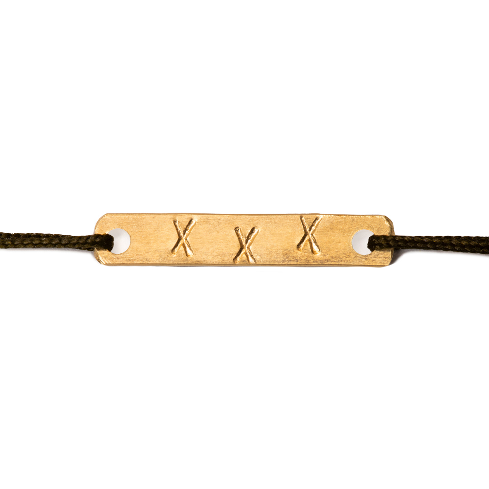 NoWa - Armband - Kisses From Amsterdam - gold