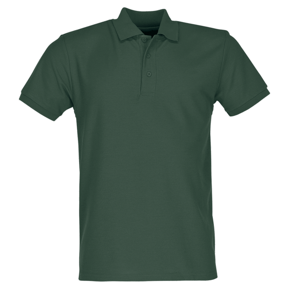 632040 - 65/35 Heavy Polo - flaschengrün