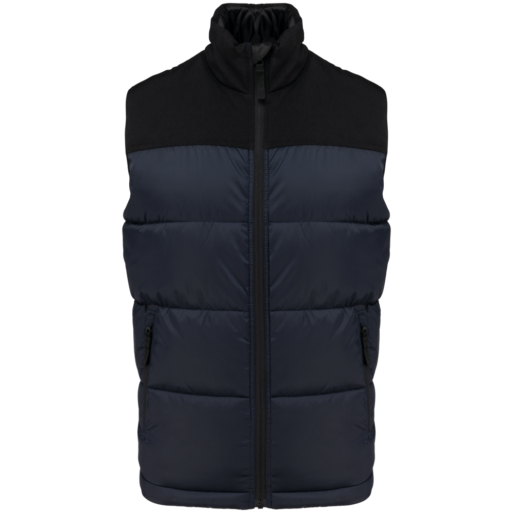 K6162 - Gesteppter Unisex-Bodywarmer in zwei Farbtönen - Navy / Black