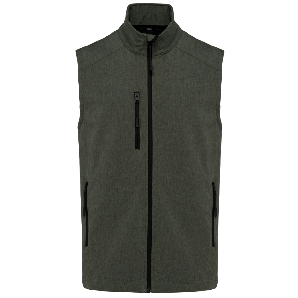 K403 - Herren Softshell Bodywärmer - Marl Green