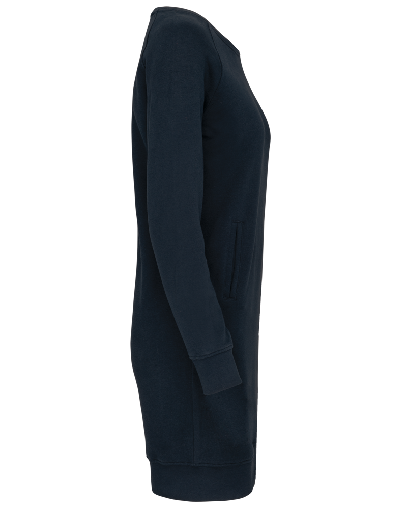 K493 - Bio-Loungekleid aus Fleece