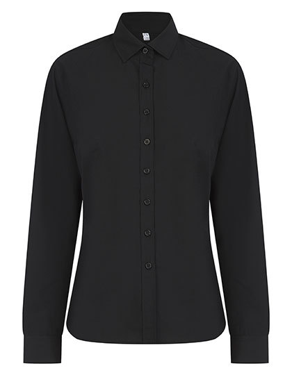 Henbury - Ladies´ Long Sleeved ´Cotton Feel´ Coolplus® Shirt