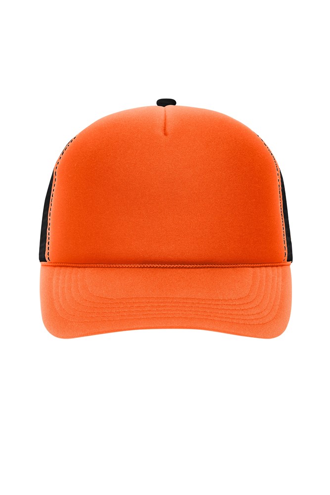 5 Panel Retro Mesh Cap - Orange/black (ca. Pantone 164C
blackC)