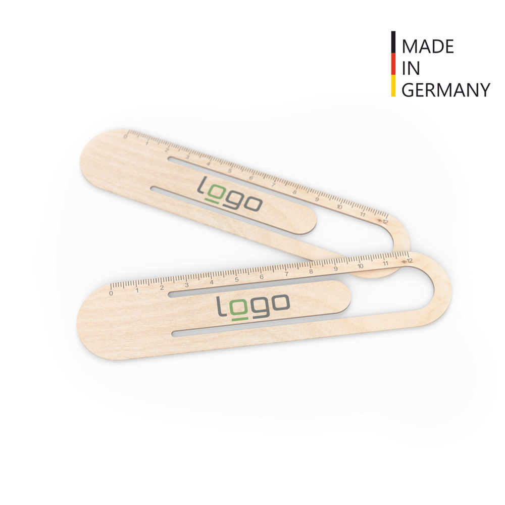 2 in 1 Lesezeichen-Lineal Linory (FSC® zertifiziert)