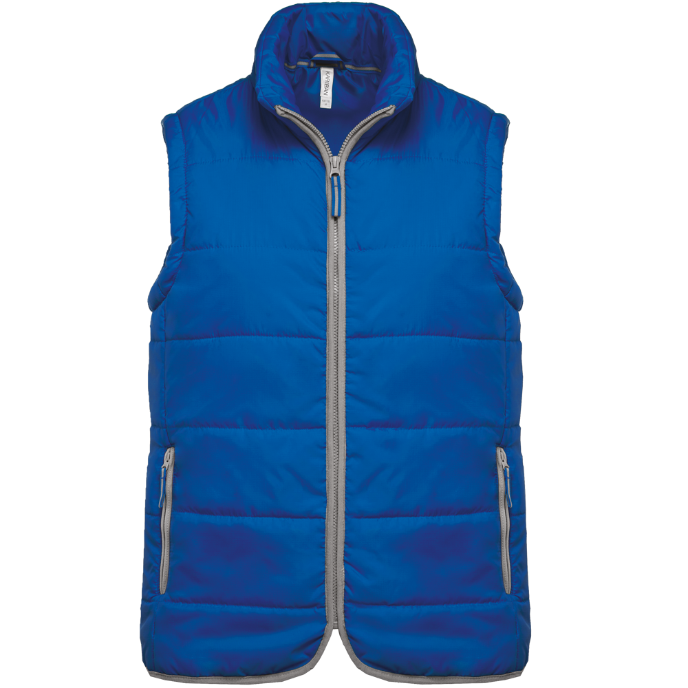 K6116 - Wattierter Bodywärmer - Light Royal Blue