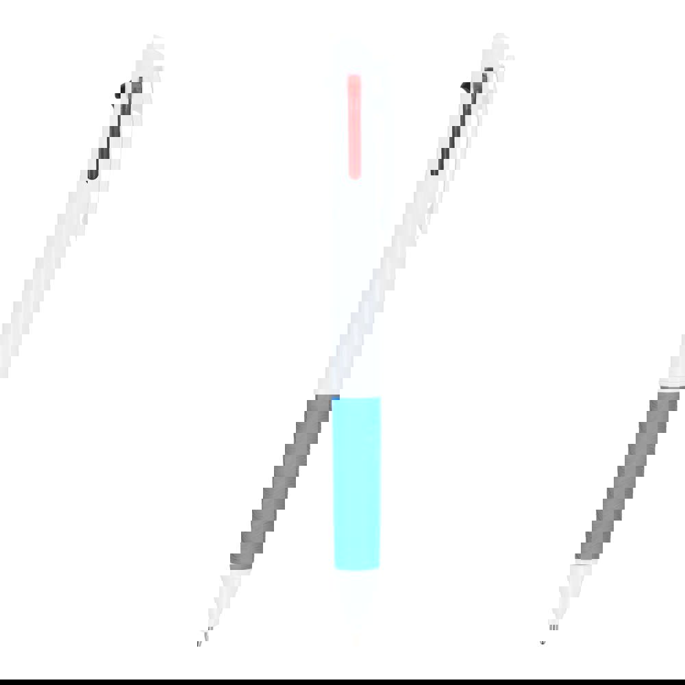 3-Farben-Stift mit Griffzone und Schlüsselband