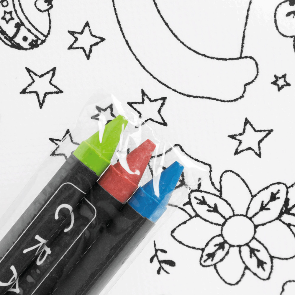 COLOURFUL SANTA - Bemalbarer Turnbeutel