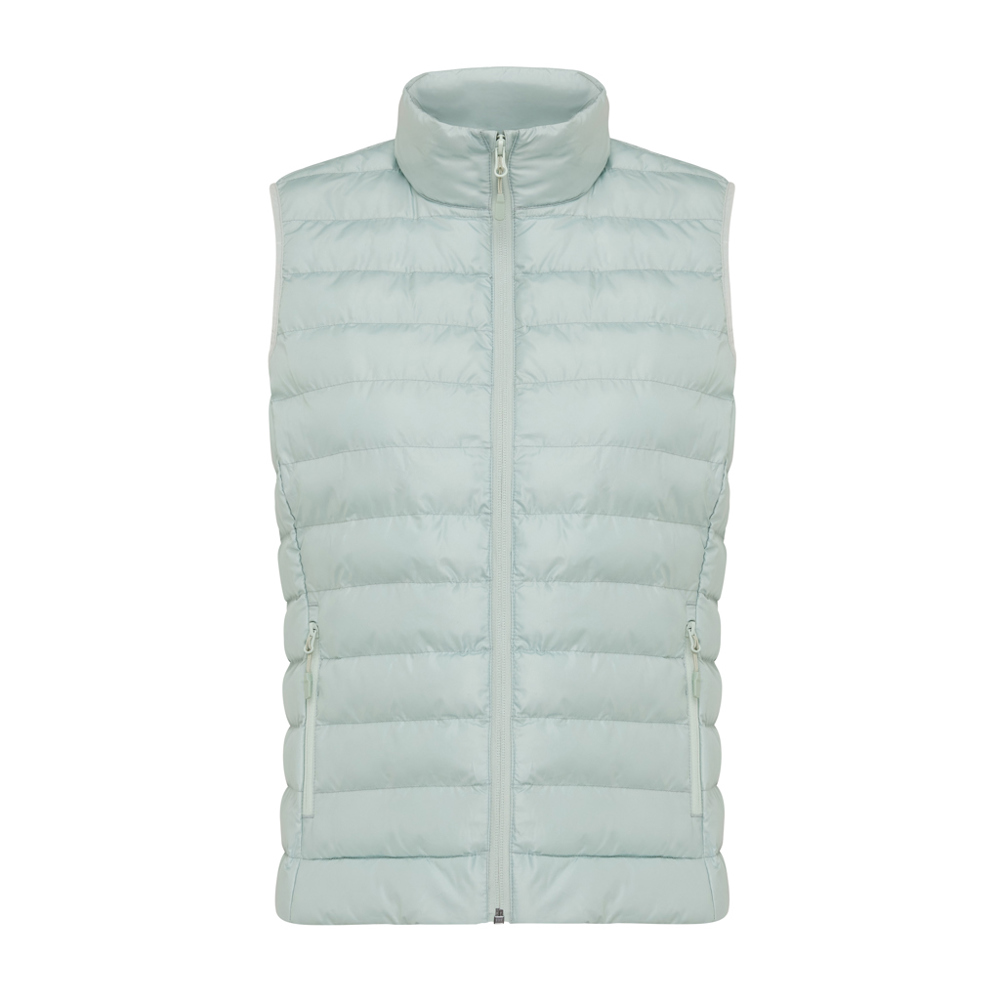 IQONIQ Meru Damen Bodywarmer aus recyceltem Polyester - Iceberg green (± PMS 15-5205 TCX)
