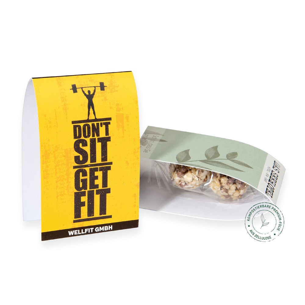 2 Cerealien-Kugeln in Faltkarte