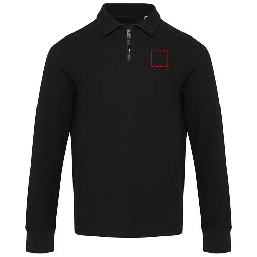 Apollo Langarm Poloshirt Unisex mit Reißverschluss