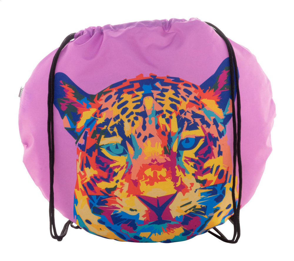 CreaDraw Circle - Individueller Turnbeutel - Schwarz/weiß