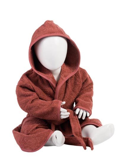 ARTG - Babiezz® Bathrobe With Hood - Old Pink, Old Pink