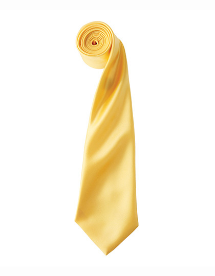 Premier Workwear - Colours Collection Satin Tie - Sunflower (ca. Pantone 136C)