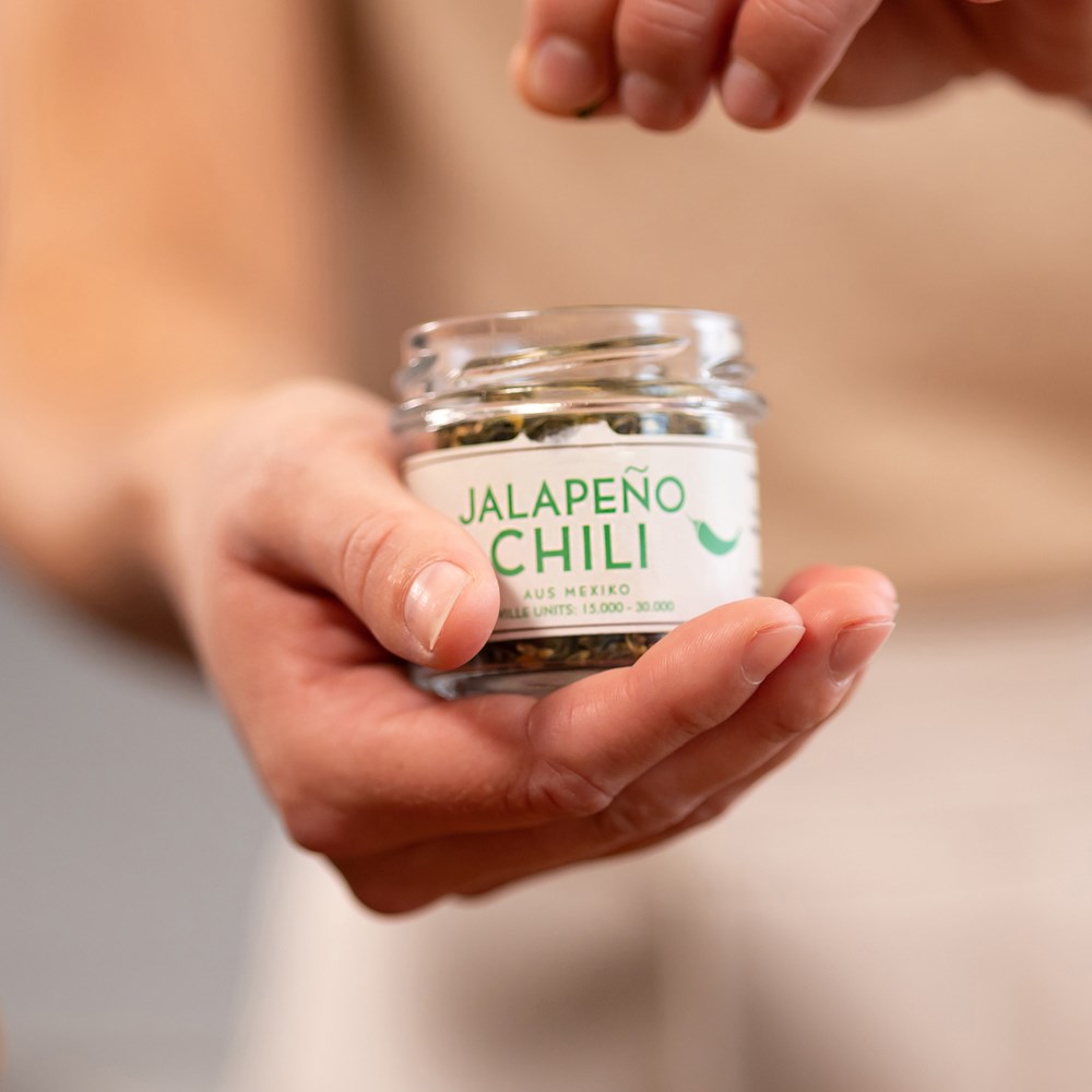16 g Jalapeno Chili grün im Glas