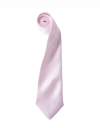 Premier Workwear - Colours Collection Satin Tie - Pink (ca. Pantone 1895C)