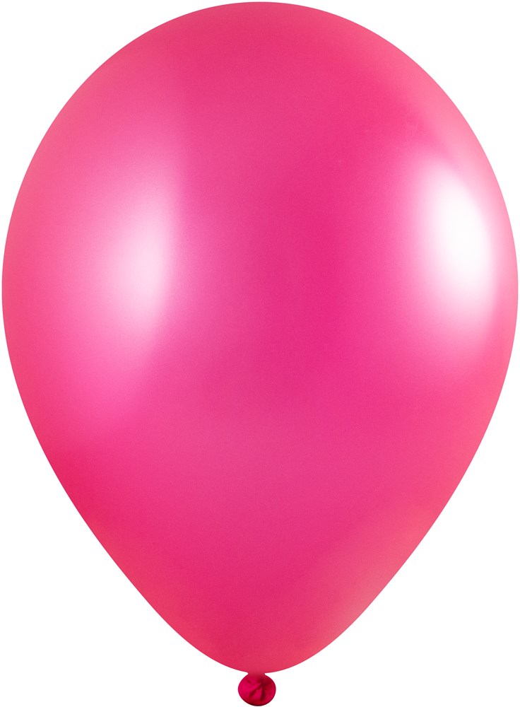 Ballons ohne Druck 85/95 cm - Ø 33 cm - 11 inch - Magenta Metallic (2440) (± PMS Rubine red)