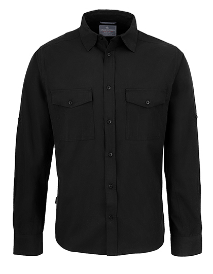 Craghoppers Expert - Expert Kiwi Long Sleeved Shirt - Black
