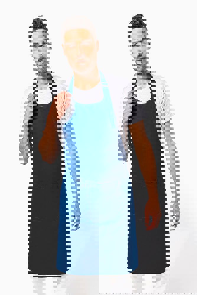 K8007 - Bio-Baumwolle Schürze mit Tasche