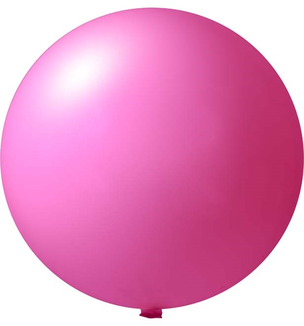 Bedruckte Riesenballons Ø 150 cm - Magenta (4440) Pastel (± PMS 213)