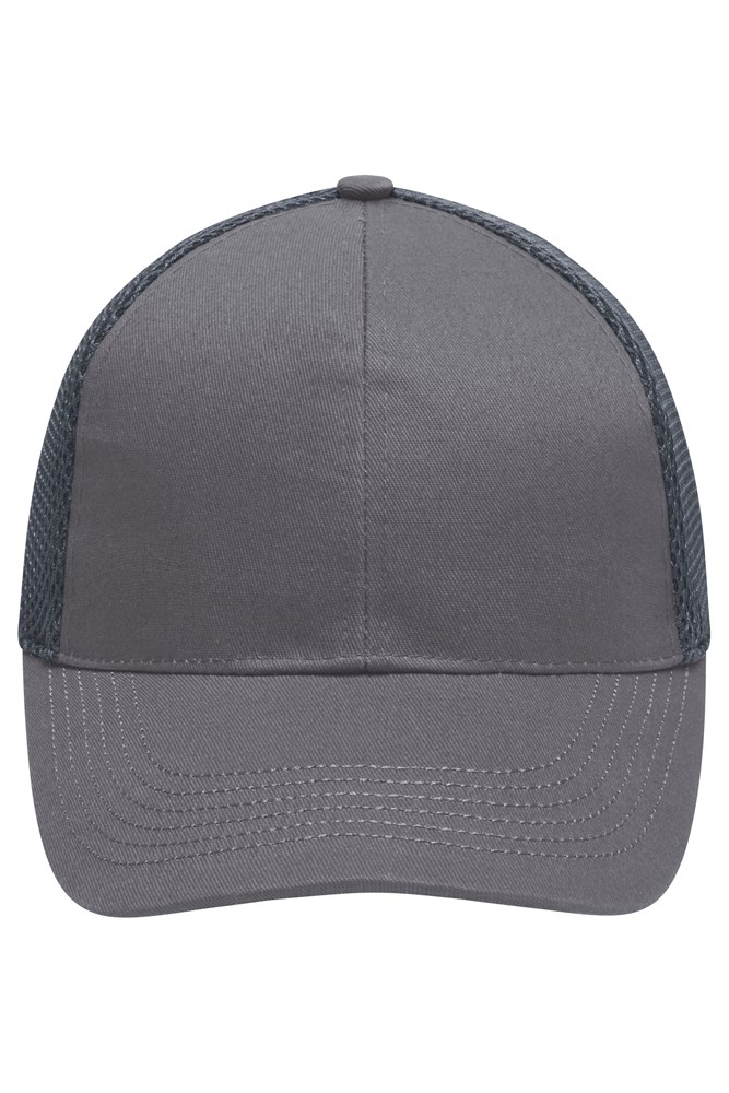 6 Panel Air Mesh Cap - Dark-grey (ca. Pantone 7538C)