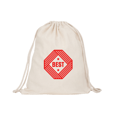 Baumwoll Rucksack naturfarben