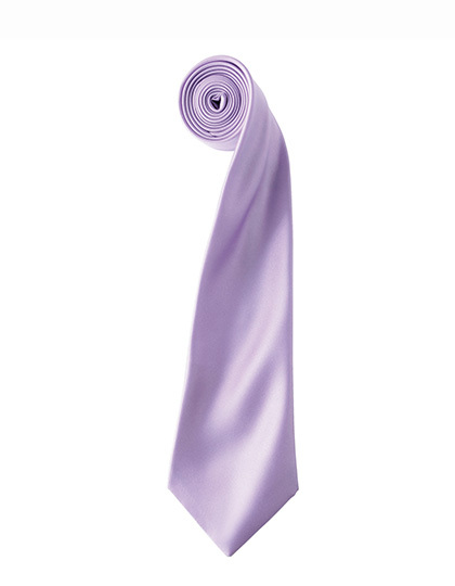Premier Workwear - Colours Collection Satin Tie - Lilac (ca. Pantone 264C)