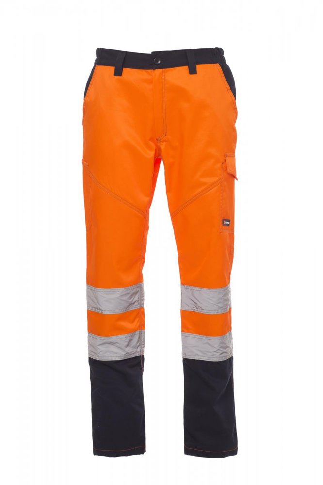 Herrren Warnschutz-Hose CHAT - orange/marineblau