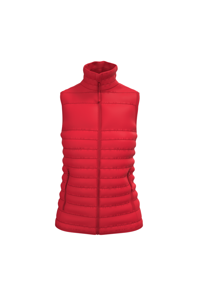 IB6173 - Damen gestepptes Bodywarmer - Ideal Red