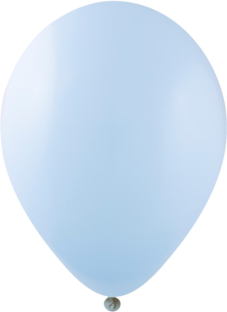 Ballons ohne Druck 85/95 cm - Ø 33 cm - 11 inch - Blau Macaron (1251) (± PMS 290)