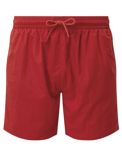 Asquith & Fox - Men´s Swim Shorts - Red, Red