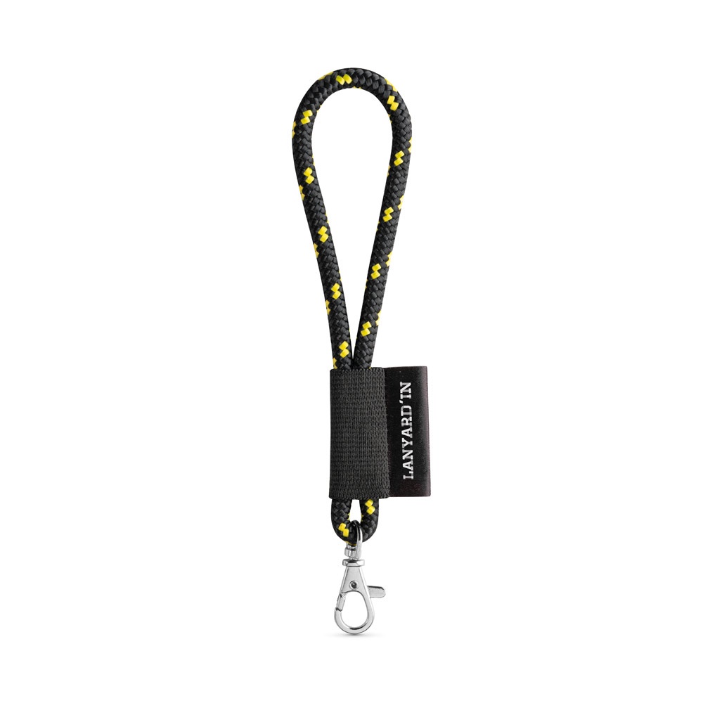75092. Lanyard Nautic Short Set. Standardmodelle - schwarz, gelb