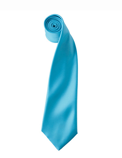 Premier Workwear - Colours Collection Satin Tie - Turquoise (ca. Pantone 312C)