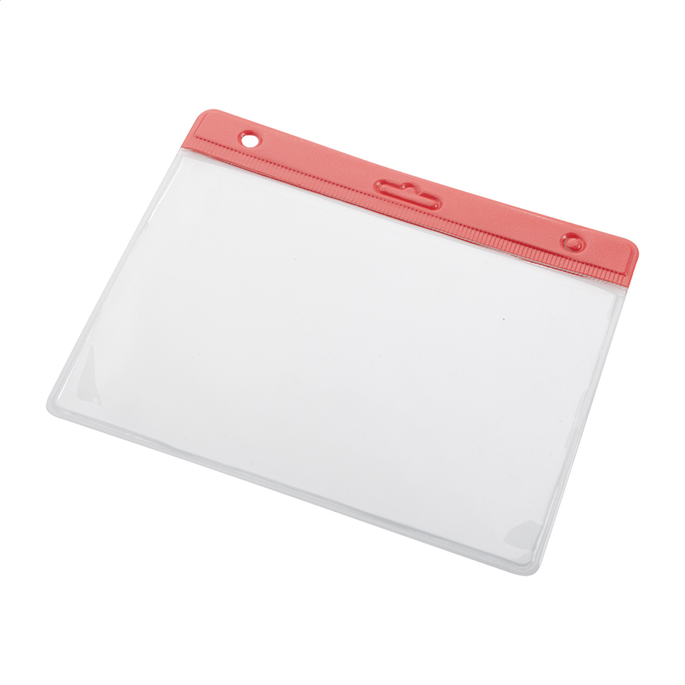 Bahhol - Ausweishülle - rot/transparent