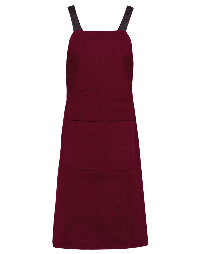 K8002 - Schürze aus Bio-Baumwolle - Wine