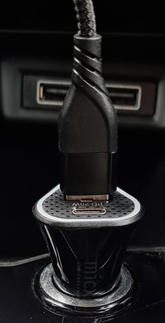 Car Charger "USB-C&A" weiß