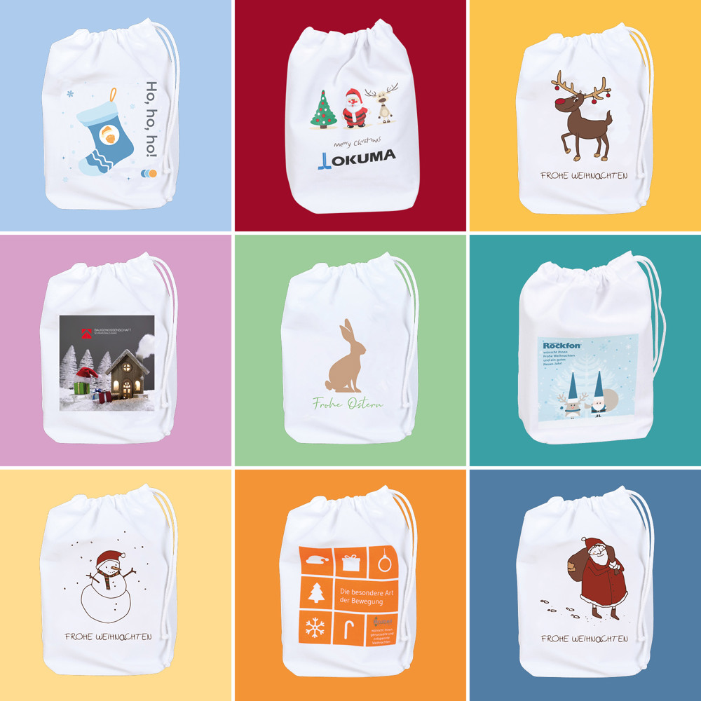 3 Premium Snacks im Baumwollsäckchen - Oster-Edition