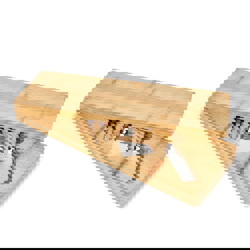 3er Bambus-Käse-Servier-Set