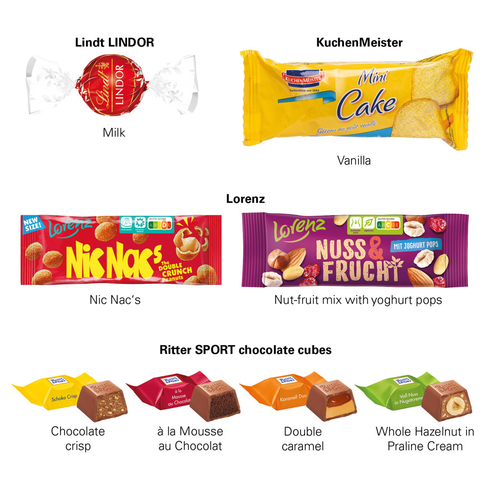 3D-Präsent Bus, Ritter SPORT Schokowürfel