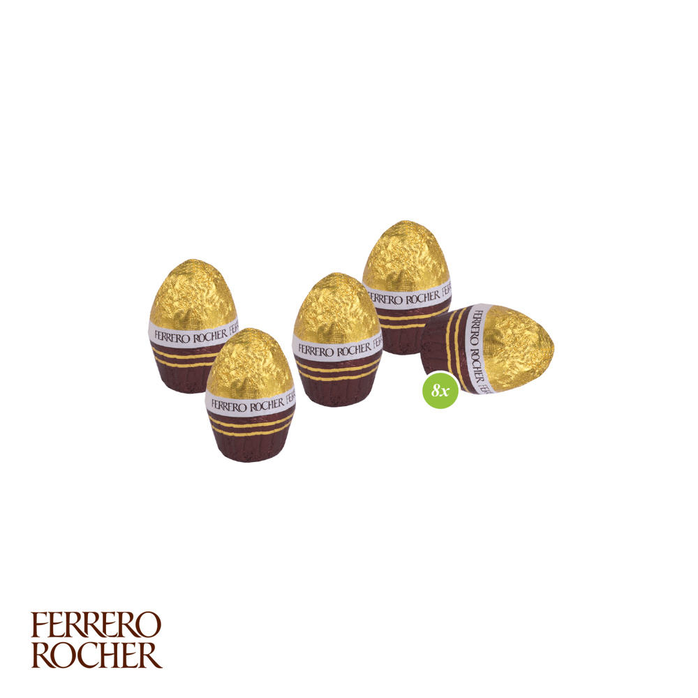 3D Präsent Häschen mit FERRERO Rocher Ostereier