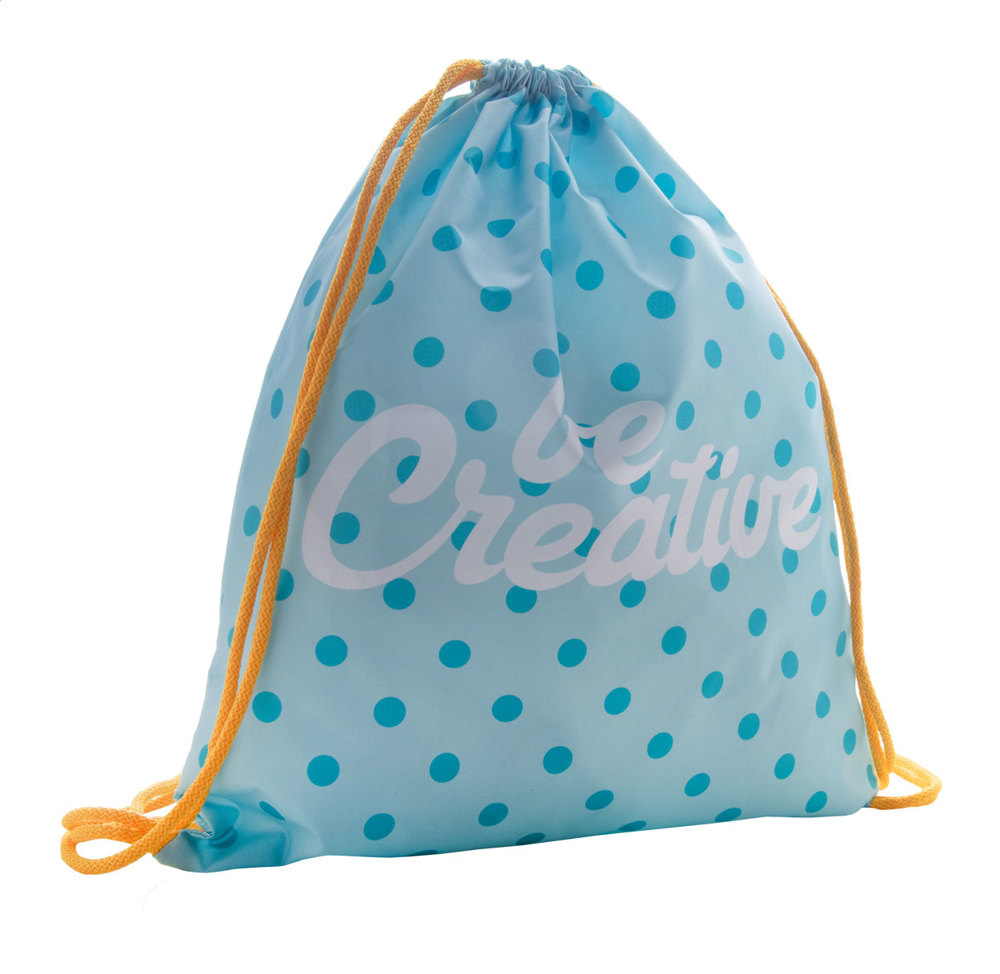 CreaDraw - Individueller Turnbeutel - gelb/weiß