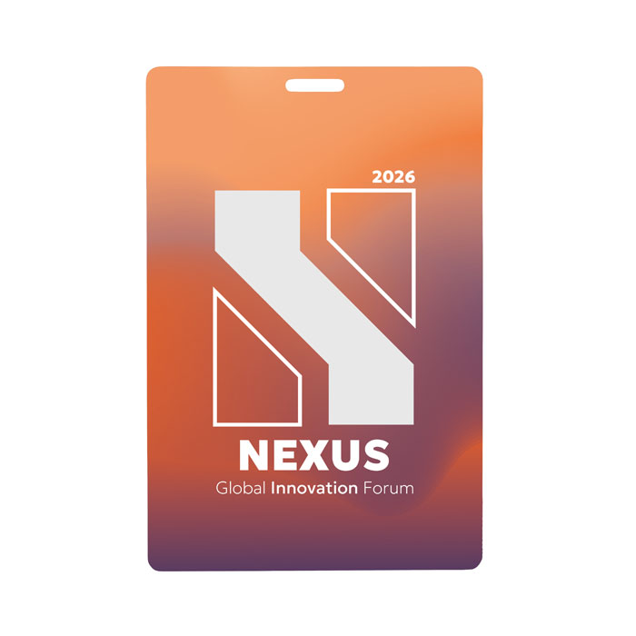 BADLARGE - Lanyard-Ausweis 120 x 80 mm