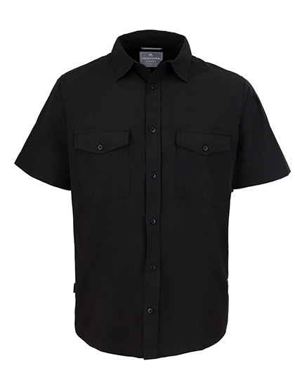 Craghoppers Expert - Expert Kiwi Short Sleeved Shirt - Black